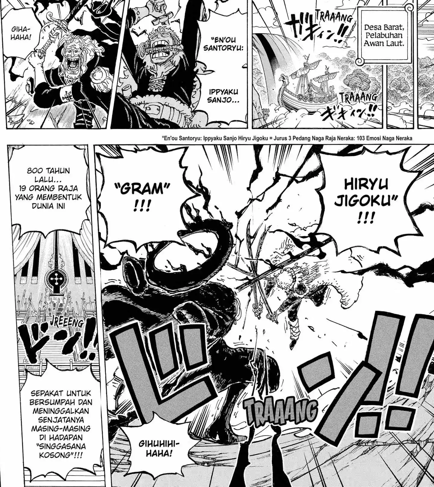One Piece berwarna 1188 1189 1190 bahasa indonesia